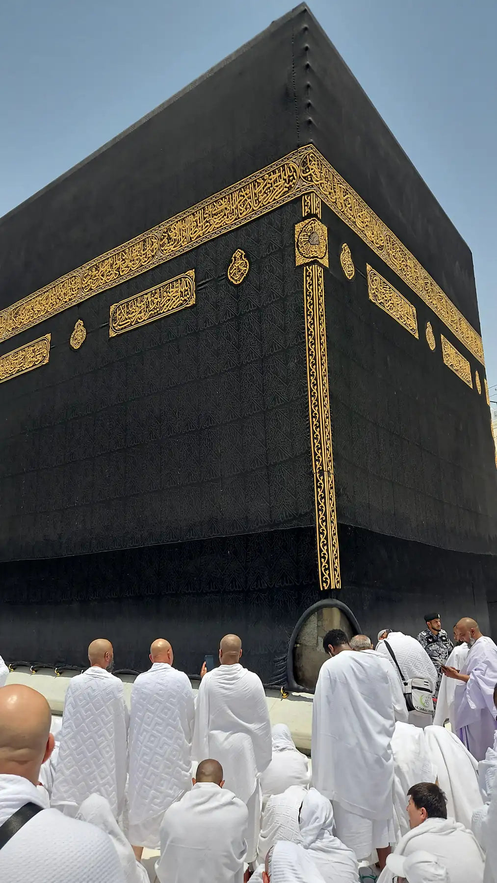 Vue rapprochée de la Kaaba
