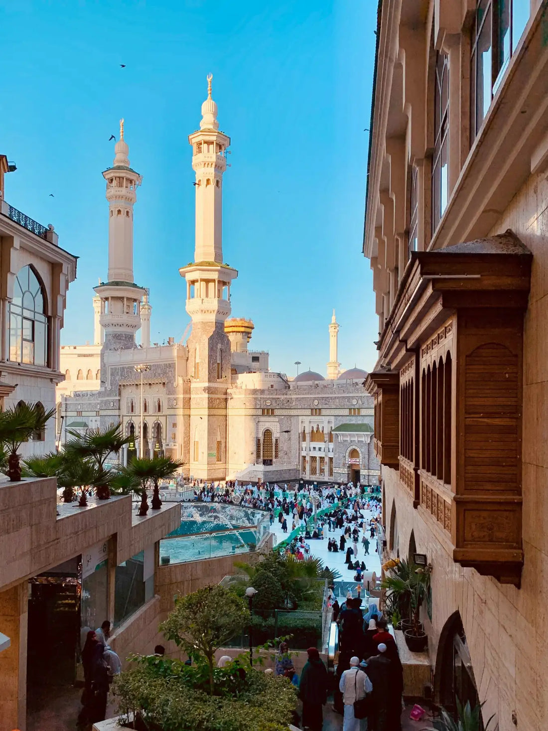 La Kaaba au cœur de la Mosquée sacrée